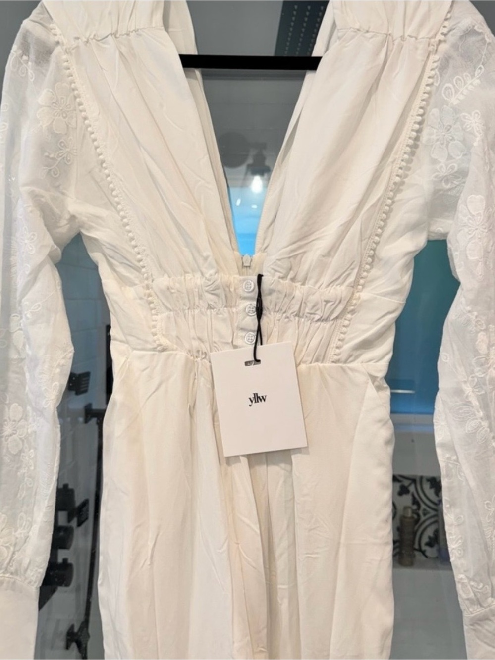 Yllw Elegant Embroidered Jumpsuit